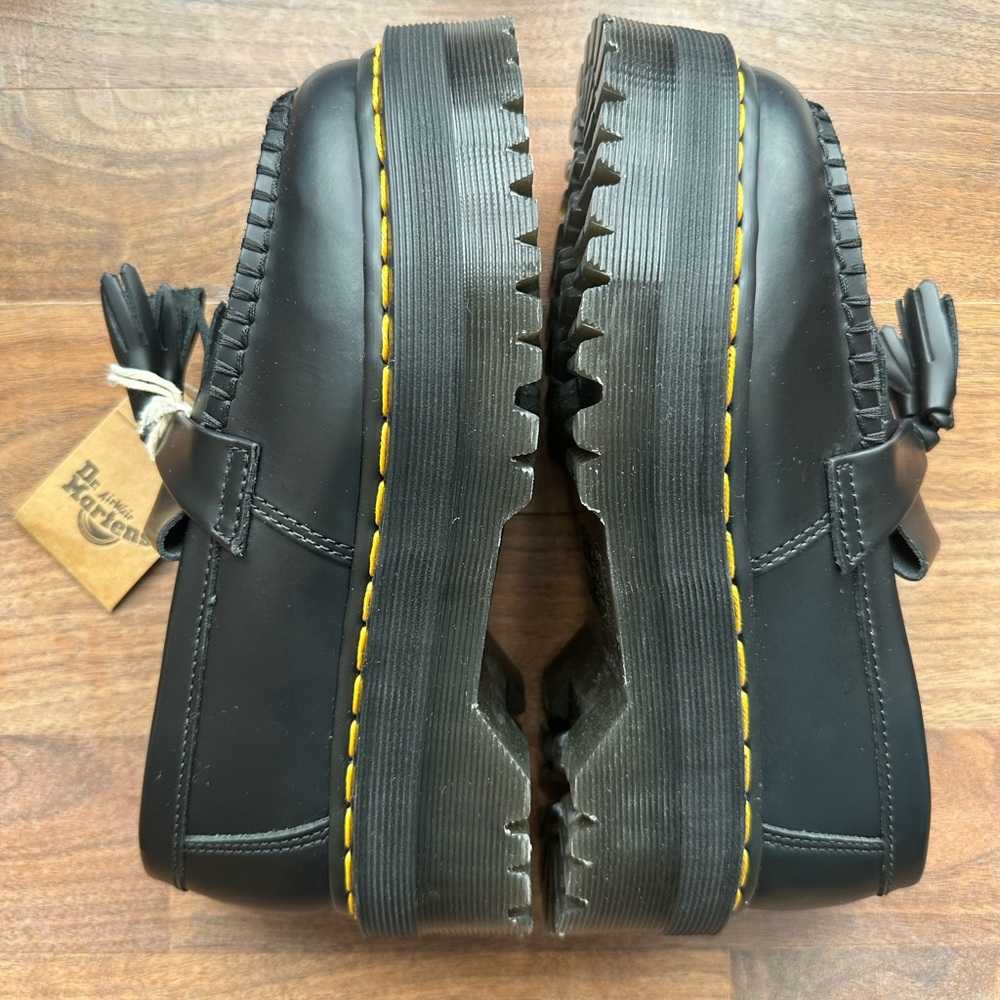 NWT Dr. Martens Black Tassel Platform Loafers - Picture 6 of 10